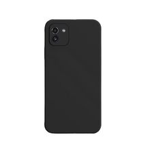 Teleplus Samsung Galaxy A03 Kamera Korumalı Mat Silikon Siyah Kılıf