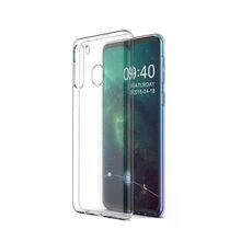 Teleplus Samsung Galaxy A11 Lüks Silikon Şeffaf Nano Ekran Koruyucu Kılıf