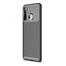 Teleplus Samsung Galaxy A11 Negro Karbon Lacivert Nano Ekran Koruyucu Silikon Cep Telefonu Kılıf