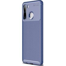 Teleplus Samsung Galaxy A11 Negro Karbon Silikon Lacivert Kılıf