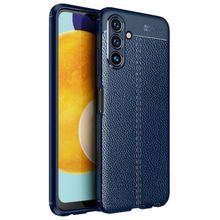 Teleplus Samsung Galaxy A13 5G Kamera Korumalı Deri Dokulu Silikon Siyah Kılıf + Nano Ekran Koruyucu