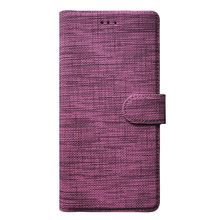 Teleplus Samsung Galaxy A22 4G Kumaş Spor Standlı Cüzdan Lacivert Kılıf