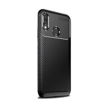 Teleplus Samsung Galaxy A30 Negro Karbon Nano Ekran Koruyucu Lacivert Silikon Kılıf