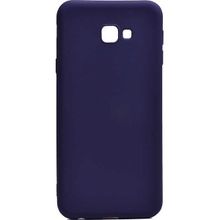 Teleplus Samsung Galaxy J4 Plus Lüks Lacivert Silikon Kılıf