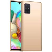 Teleplus Samsung Galaxy M31S Lüks Mat Gold Nano Ekran Koruyucu Silikon Cep Telefonu Kılıf