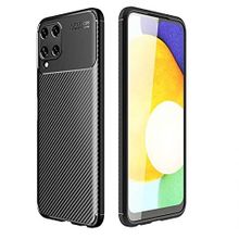 Teleplus Samsung Galaxy M32 4G Karbon Dokulu Silikon Siyah Kılıf