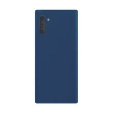 Teleplus Samsung Galaxy Note 10 Lüks Mat Lacivert Silikon Kılıf