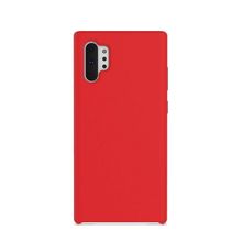 Teleplus Samsung Galaxy Note 10 Plus Liquid Süet Kırmızı Silikon Kılıf