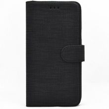 Teleplus Samsung Galaxy Note 5 Kumaş Spor Standlı Lacivert Cüzdan Kılıf