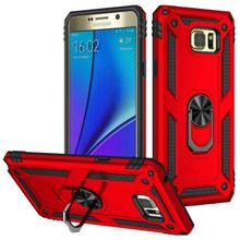 Teleplus Samsung Galaxy Note 5 Vega Yüzüklü Tank Kapak Lacivert Kılıf