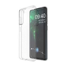 Teleplus Samsung Galaxy S21 5G Lüks Korumalı Şeffaf Silikon Cep Telefonu Kılıfı