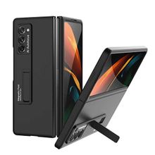 Teleplus Samsung Galaxy Z Fold 2 Ultra Thin Standlı Kapak Siyah Telefon Kılıfı