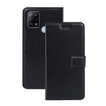 Teleplus Tecno Pova Kartlıklı Standlı Cüzdan Siyah Kılıf