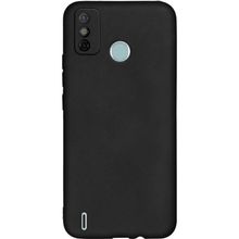 Teleplus Tecno Spark 6 Go Kamera Korumalı Biye Silikon Siyah Kılıf