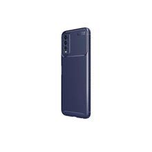 Teleplus Vivo Y20 Kamera Korumalı Karbon Dokulu Negro Silikon Siyah Kılıf