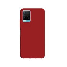 Teleplus Vivo Y32 Kılıf Biye Mat Silikon Mor Nano Ekran Koruyucu