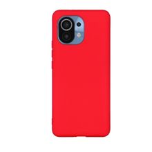 Teleplus Xiaomi Mi 11 Lite Lüks Mat Biye TPU Silikon Siyah Cep Telefonu Kılıfı