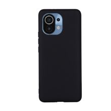 Teleplus Xiaomi Mi 11 Lite Lüks Mat Biye Tpu Siyah Nano Ekran Koruyucu Kamera Nano Koruyucu Ve Silikon Kılıf