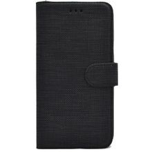 Teleplus Xiaomi Mi Note 10 Kumaş Spor Standlı Cüzdan Siyah Kılıf