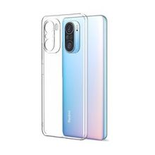 Teleplus Xiaomi Poco F3 Kamera Korumalı Silikon Şeffaf Kılıf