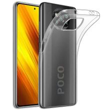 Teleplus Xiaomi Poco X3 NFC Lüks Tpu Korumalı Şeffaf Nano Ekran Koruyucu Silikon Cep Telefonu Kılıf