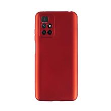 Teleplus Xiaomi Redmi 10 2022 Kılıf Kamera Korumalı Premier Silikon Kırmızı Nano Ekran Koruyucu