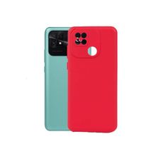 Teleplus Xiaomi Redmi 10C Kamera Korumalı Biye Silikon Lacivert Nano Ekeran Koruyucu Kılıf