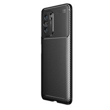 Teleplus Xiaomi Redmi K40 Negro Karbon Desenli Lacivert Silikon Kılıf