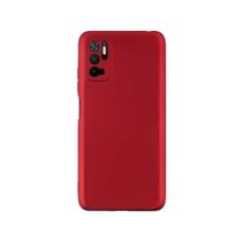 Teleplus Xiaomi Redmi Note 10 5G Kamera Korumalı Mat Silikon Kırmızı Kılıf
