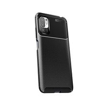 Teleplus Xiaomi Redmi Note 10 5G Karbon Dokulu Silikon Siyah Kılıf