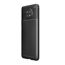 Teleplus Xiaomi Redmi Note 9t Karbon Dokulu Dizayn Nano Ekran Koruyucu Siyah Silikon Cep Telefonu Kılıf