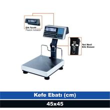 Tem MEB 30 kg 5 gr Onaylı Fiyat Hesaplamalı Katlanır Boyun Terazi