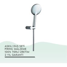 Tema 52036 Krom Nero Askılı Duş Seti