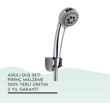 Tema 52040 Krom Econ Askılı Duş Seti