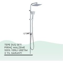 Tema 53136 Krom Hill Tetra Tepe Duş Seti