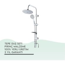 Tema 53230 Krom Rain Tondo Tepe Duş Seti