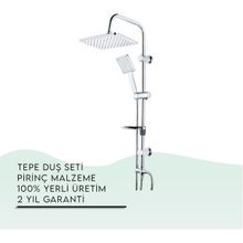 Tema 53242 Krom Rain Carismo Tepe Duş Seti