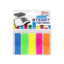 Temat 10861 Karışık Renk 5x12x50 Sayfa Ayracı