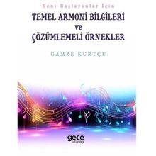 Temel Armoni Bilgileri ve Çözümlemeli Örnekler Gece Kitaplığı