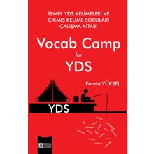 Temel YDS Kelimeleri ve Çıkmış Kelime Soruları Çalışma Kitabı Vocab Camp for YDS - Pegem Yayınları