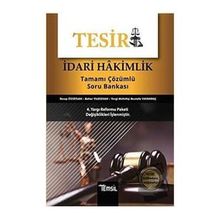 Temsil Kitap Tesir İdari Hakimlik Tamamı Çözümlü Soru Bankası