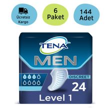 Tena Level 1 3 Damla 24'lü 6 Paket Erkek Mesane Pedi