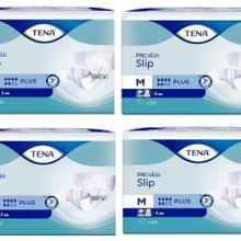 Tena Proskin Slip Plus 6 Damla Orta Boy Medium 30'lu 4 Paket 120 Adet Belbantlı Hasta Bezi