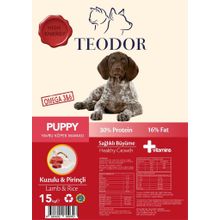 Teodor Kuzu Etli ve Pirinçli 15 kg Köpek Maması