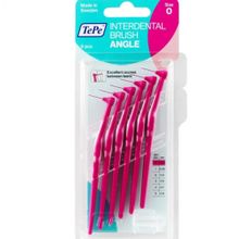 Tepe İnterdental Brush Angle Size 0 - 0.4 mm Pembe Açılı Arayüz Fırçası