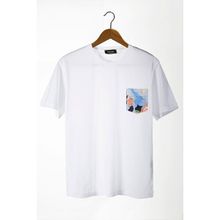 Terapi Men 22Y-3400762-33 Bisiklet Yaka Cepli Oversize Erkek T-shirt