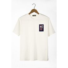 Terapi Men 22Y-3400762-56 Önü No Regret Baskılı Bisiklet Yaka Oversize T-Shirt