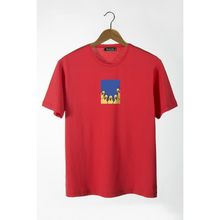 Terapi Men 22Y-3400762-66 Bisiklet Yaka Önü Ducks Baskılı Oversize Erkek T-Shirt