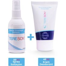 Tereson Terleme Önleyici 50 ml Sprey ve Gümüş İyonlu 40 ml Krem Deodorant