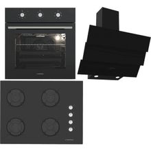 Termikel BO O6435C B - BH P7144C B - CH S6532C BB Siyah 3'lü Ankastre Set